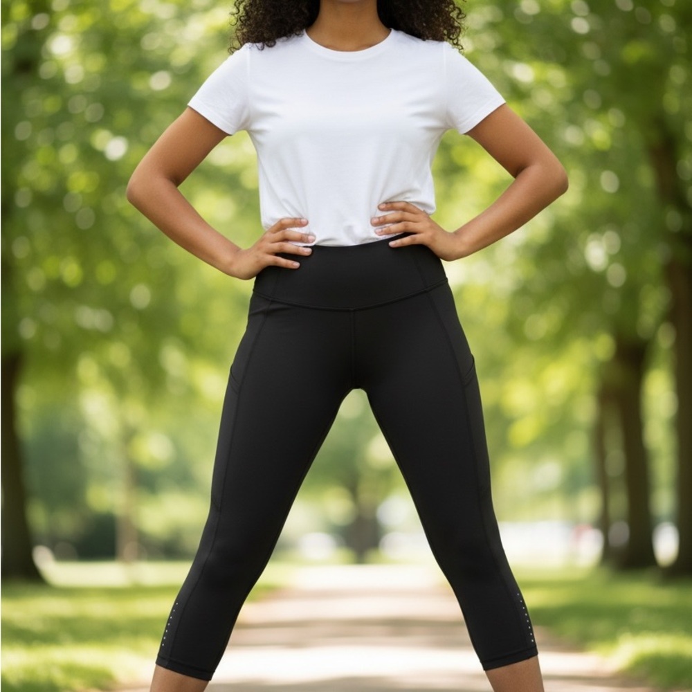 Lululemon Athletica Black Capris